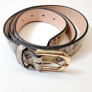 H&M Faux Snakeskin Belt